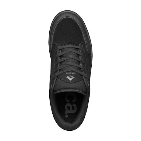 Emerica Heretic Skate Shoe - Black/Black