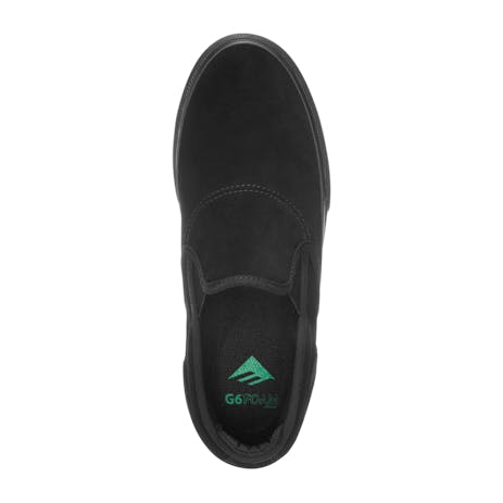 Emerica Wino G6 Slip-On Skate Shoe - Black