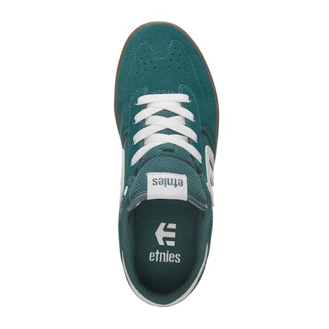etnies Windrow Youth Skate Shoe - Green/Gum