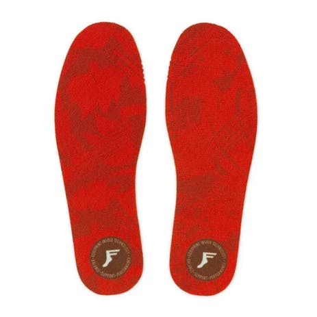 Footprint King Foam Flat 5mm Insoles - Red Camo