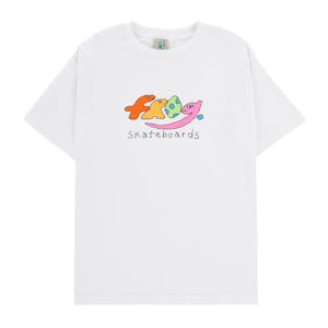 Frog Dino Logo T-Shirt - White