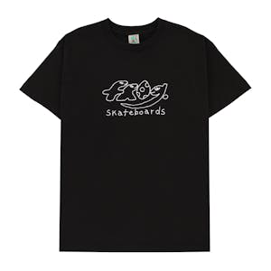 Frog Dino Logo T-Shirt - Black