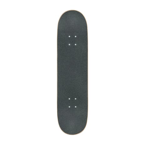 Globe G0 Checked Out 8.0” Complete Skateboard - Black/Off-White