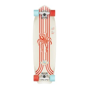 Globe Sidewalk Slider 8.25” Cruiser Skateboard - Red/Spider