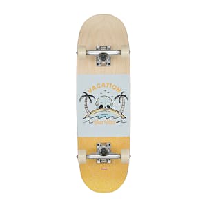 Globe Kids Softie Mini 7.9” Youth Complete Skateboard - Natural/Por Vida