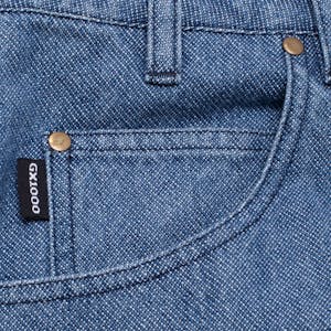 GX1000 Baggy Denim Pant - Blue Wash