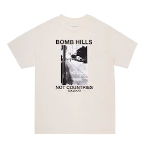 GX1000 Bomb Hills Not Countries T-Shirt - Cream