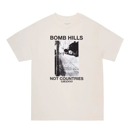 GX1000 Bomb Hills Not Countries T-Shirt - Cream