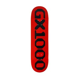 GX1000 OG Logo 8.75” Skateboard Deck - Red/Black