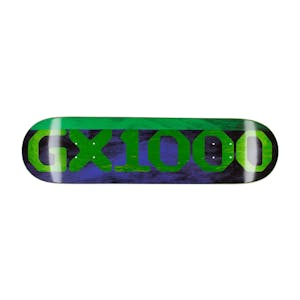 GX1000 Split Stain 8.38” Skateboard Deck - Purple/Green