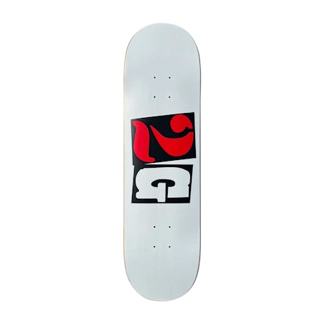 Hammers 2G Logo 8.5” Skateboard Deck - White