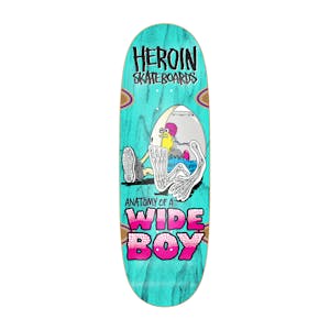 Heroin Anatomy of a Wide Boy 10.4” Skateboard Deck