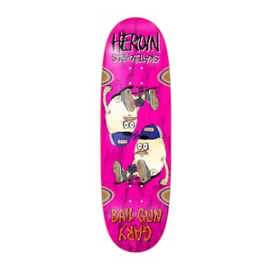 Heroin Bail Gun Gary 4 9.75” Skateboard Deck