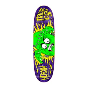 Heroin Fried Egg 3 8.9” Skateboard Deck