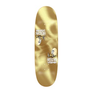 Heroin Symmetrical Gold Egg 9.25” Skateboard Deck