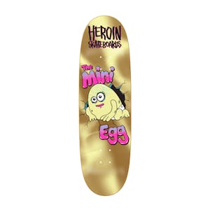 Heroin Mini Gold Egg 8.38” Skateboard Deck