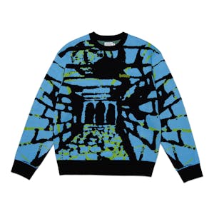 Hoddle Dungeon Knit Sweater - Blue/Black
