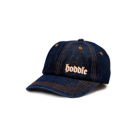 Hoddle Logo Denim Hat - Indigo