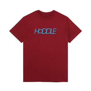 Hoddle Logo T-Shirt - Burgundy