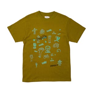 Hoddle Medusa T-Shirt - Olive Green