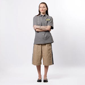 Hoddle Seersucker Shirt - Grey