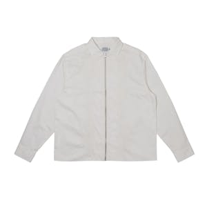 Hoddle Thorn Long Sleeve Zip Shirt - Cream