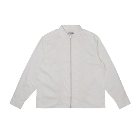 Hoddle Thorn Long Sleeve Zip Shirt - Cream