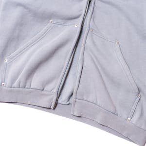 Hoddle Watcher Zip Hoodie - Blue Wash