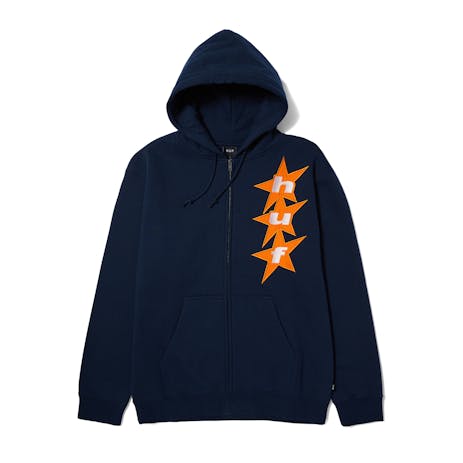 HUF All Star Full Zip Hoodie - Navy