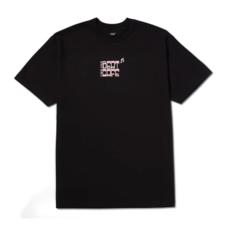 HUF Beat Cafe T-Shirt - Black