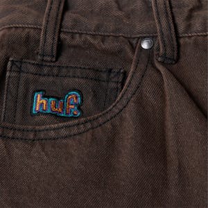 HUF Cromer Washed Denim Pant - Coffee