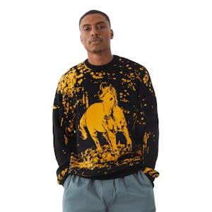 HUF #5 Horse Crewneck Sweater - Black