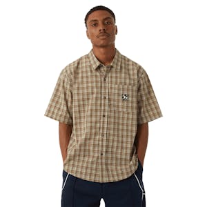 HUF H Star Plaid Shirt - Putty