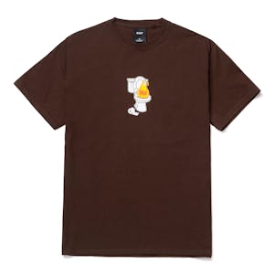 HUF Hot Shit T-Shirt - Chocolate Brown