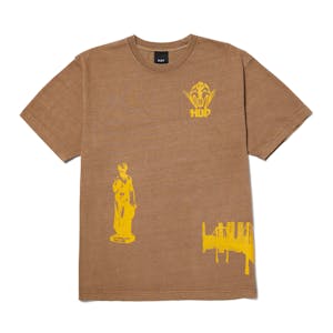 HUF Loosies Washed T-Shirt - Camel