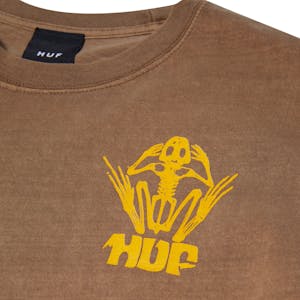 HUF Loosies Washed T-Shirt - Camel