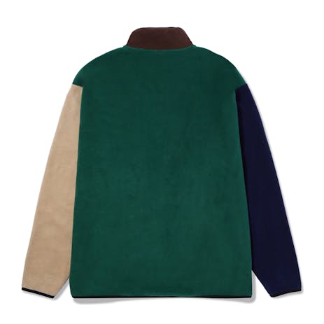 HUF New Day Colour Block Tech Fleece - Emerald