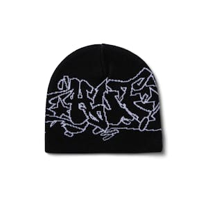 HUF Outlines Skull Beanie - Black