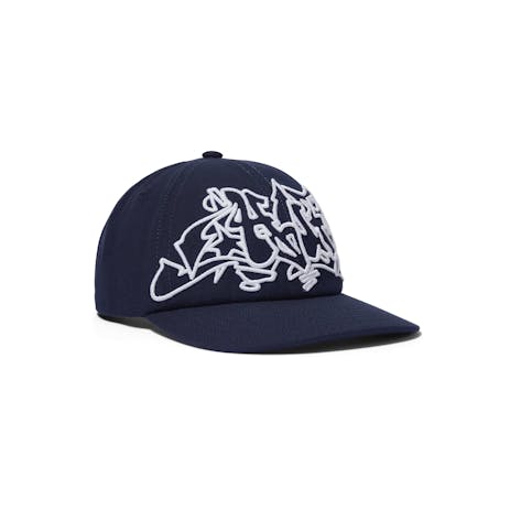 HUF Outlines 6-Panel Snapback Hat - Navy