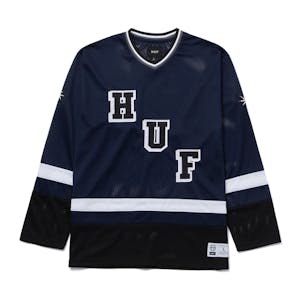 HUF Star Hockey Jersey - Navy Blazer