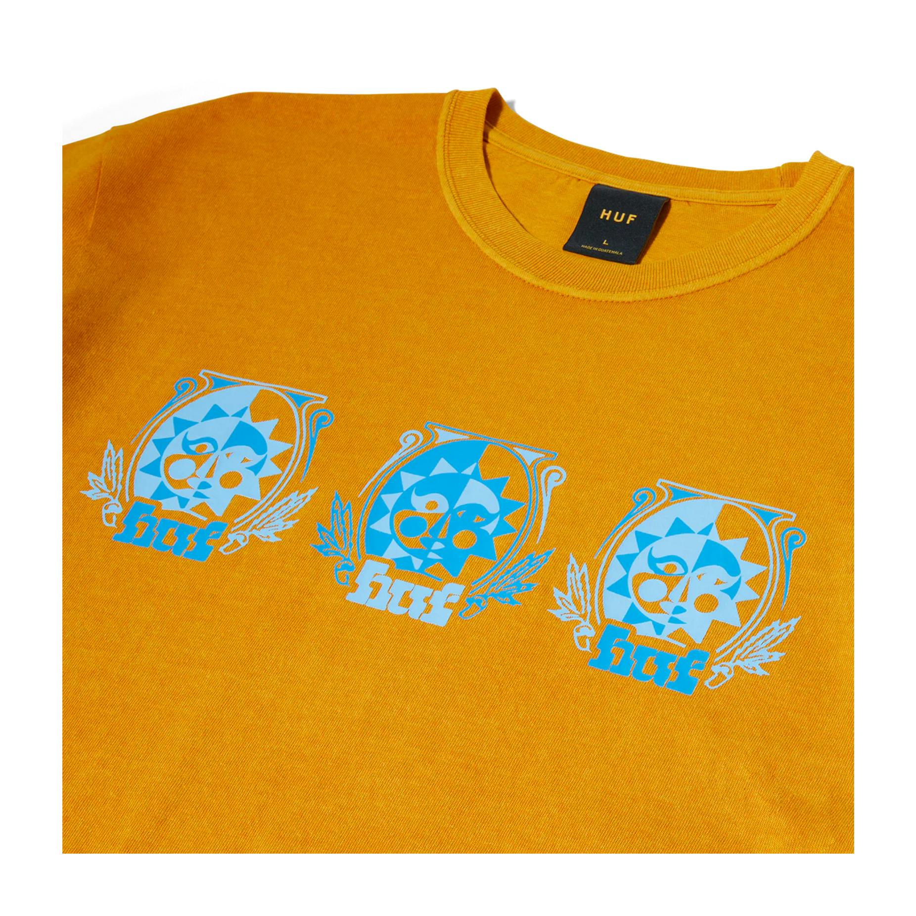 HUF Sun God Washed T-Shirt - Burnt Orange | BOARDWORLD Store
