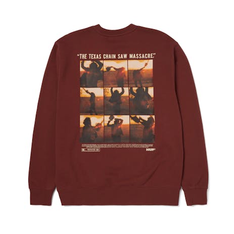 HUF Unparalleled Terror Crewneck - Chocolate