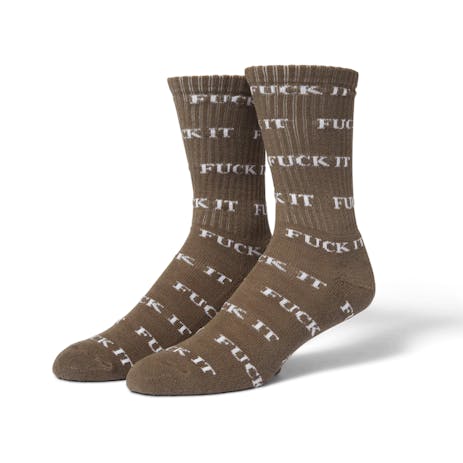 HUF Variety 3-Pack Socks - Brown