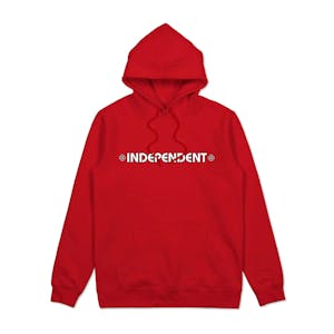 Independent Bar Cross Pop Youth Hoodie - Chilli