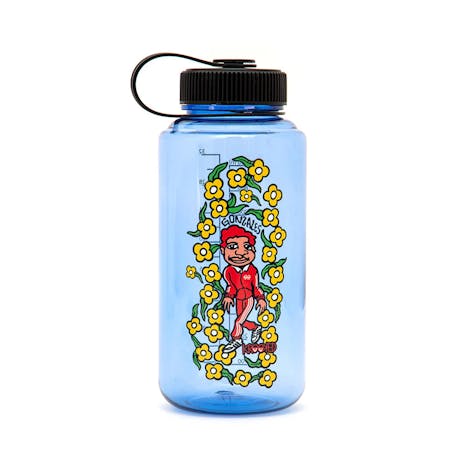 Krooked Gonz Sweatpants Water Bottle - Blue