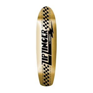 Krooked Zip Zinger 7.75” Skateboard Deck - Gold