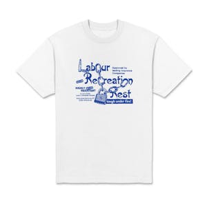 Labour Recreation Rest Resistant T-Shirt - White