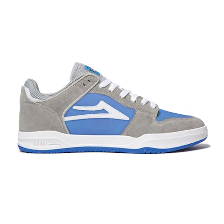Lakai Telford Low Skate Shoe - Grey/Blue UV Suede