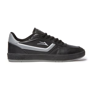 Lakai Terrace Skate Shoe - Black/Black Leather