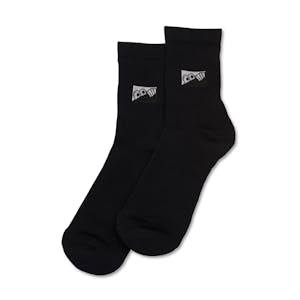 Last Resort Heel Tab Socks - Black